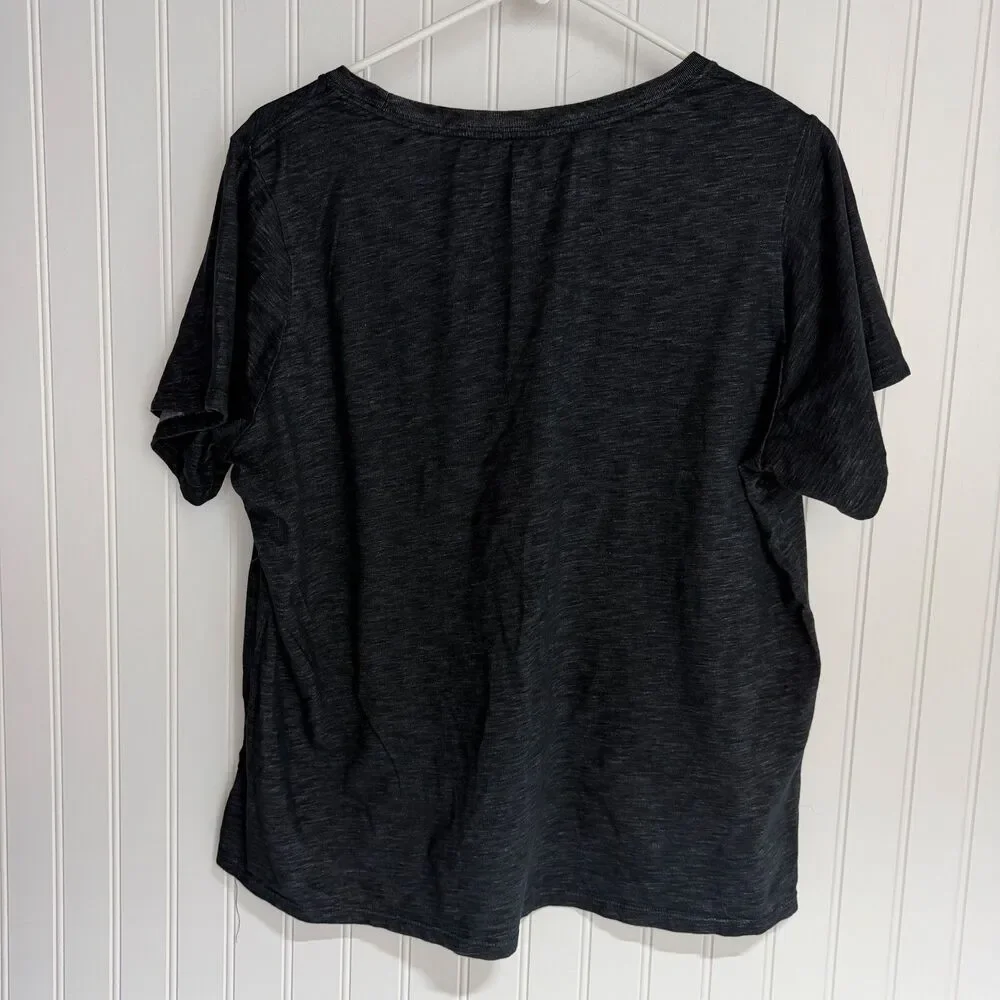 Women's‎ 1X Nike Athletic Cut Basic Short Sleeve Solid Gray T-Shirt